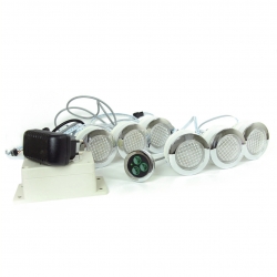 Комплект LED освещения для сауны и хамам TOLO colored light (12 ламп, кнопка управления, трансформатор)