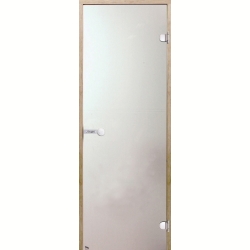 Дверь для сауны стеклянная HARVIA STG 7х19, ольха, цвет сатин (D71905L)
